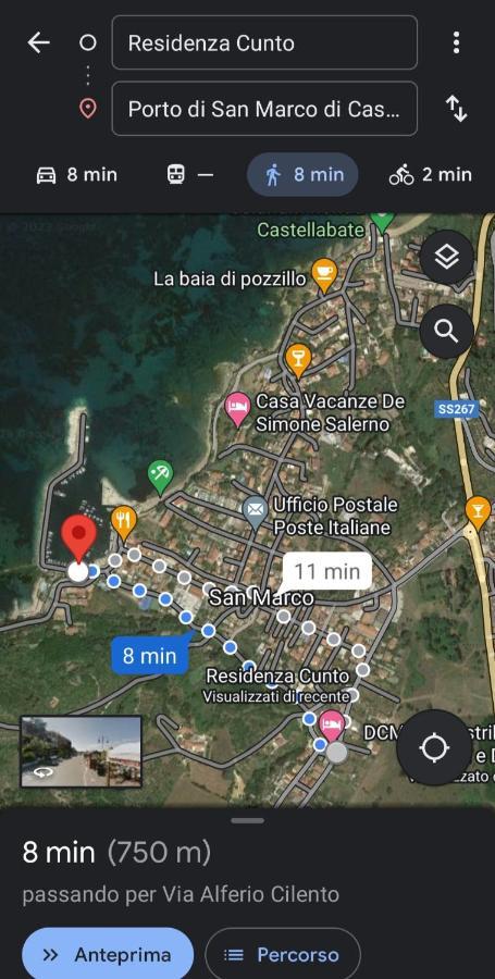 Residenza Cunto Hotell Castellabate Exteriör bild
